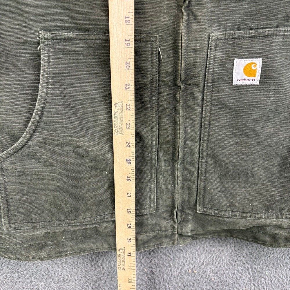 Carhartt Women Moss Green Sandstone Ridge Coat Sherpa Lined WC061 MOS XL Regular - Picture 4 of 7